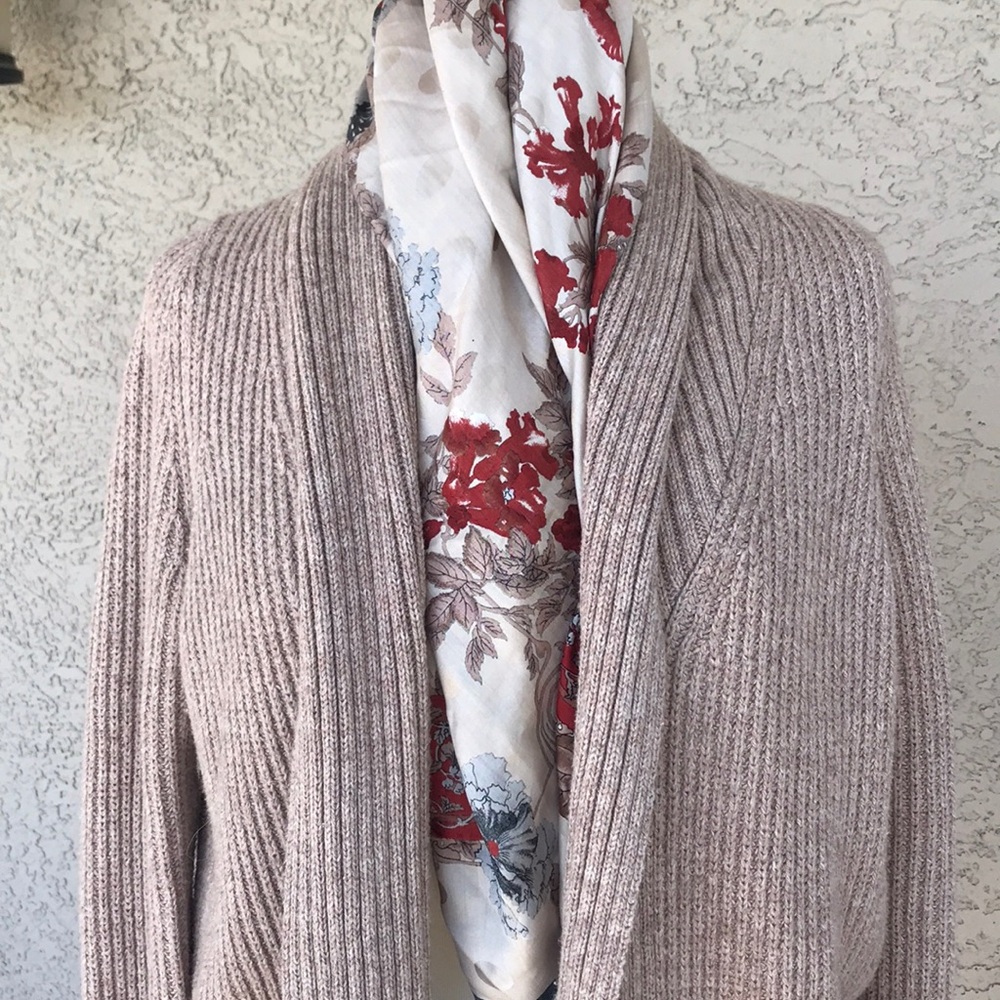 a.n.deawy Beige Cardigan Size XS - Picture 2 of 5